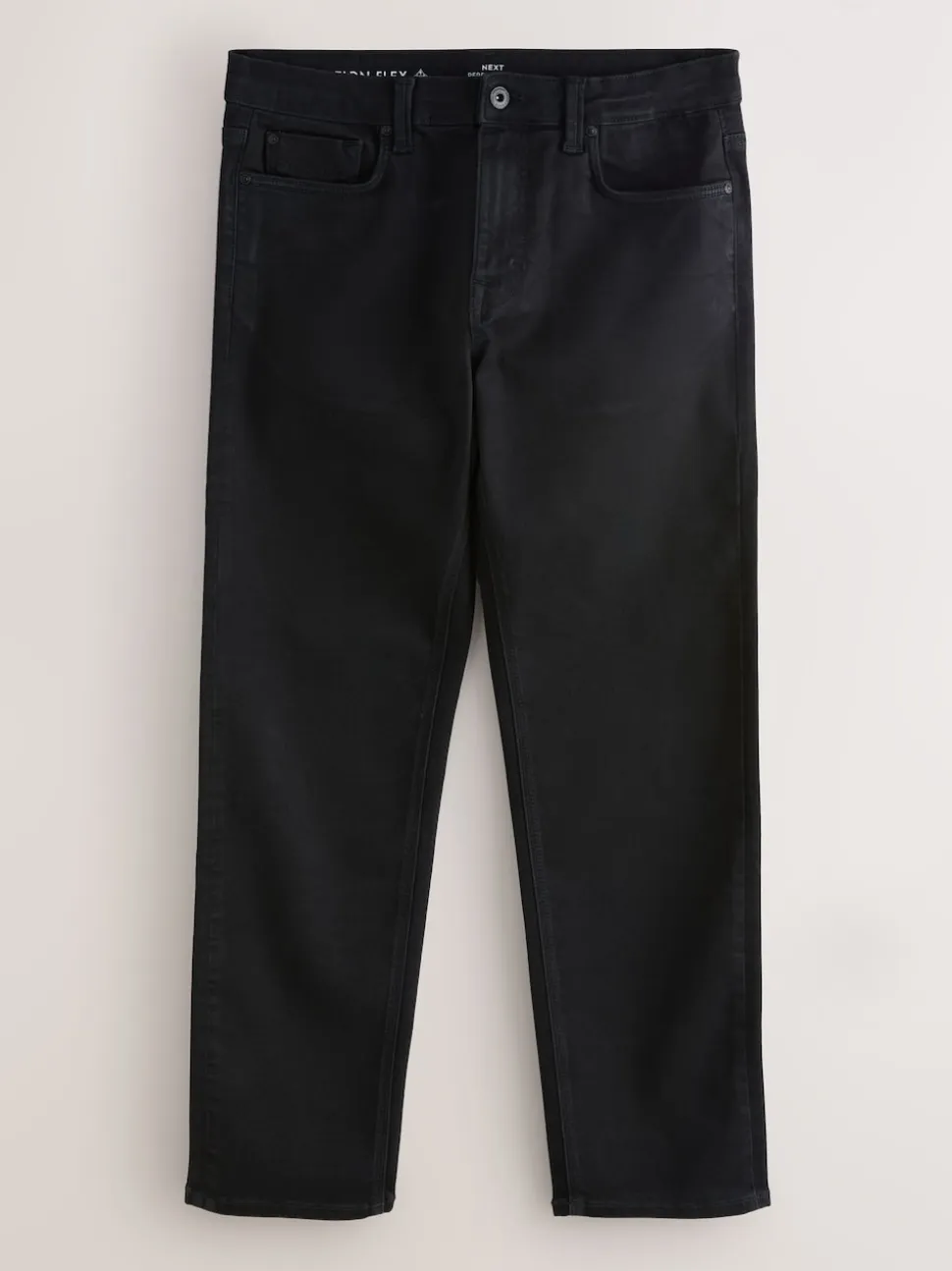 Black Straight Fit Motionflex Jeans