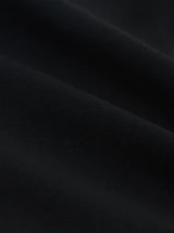 Black Straight Fit Signature Belted Jeans