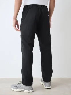 Black Straight Fit ThermoGen Cargo Trousers