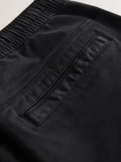 Black Stretch Utility Cargo Trousers