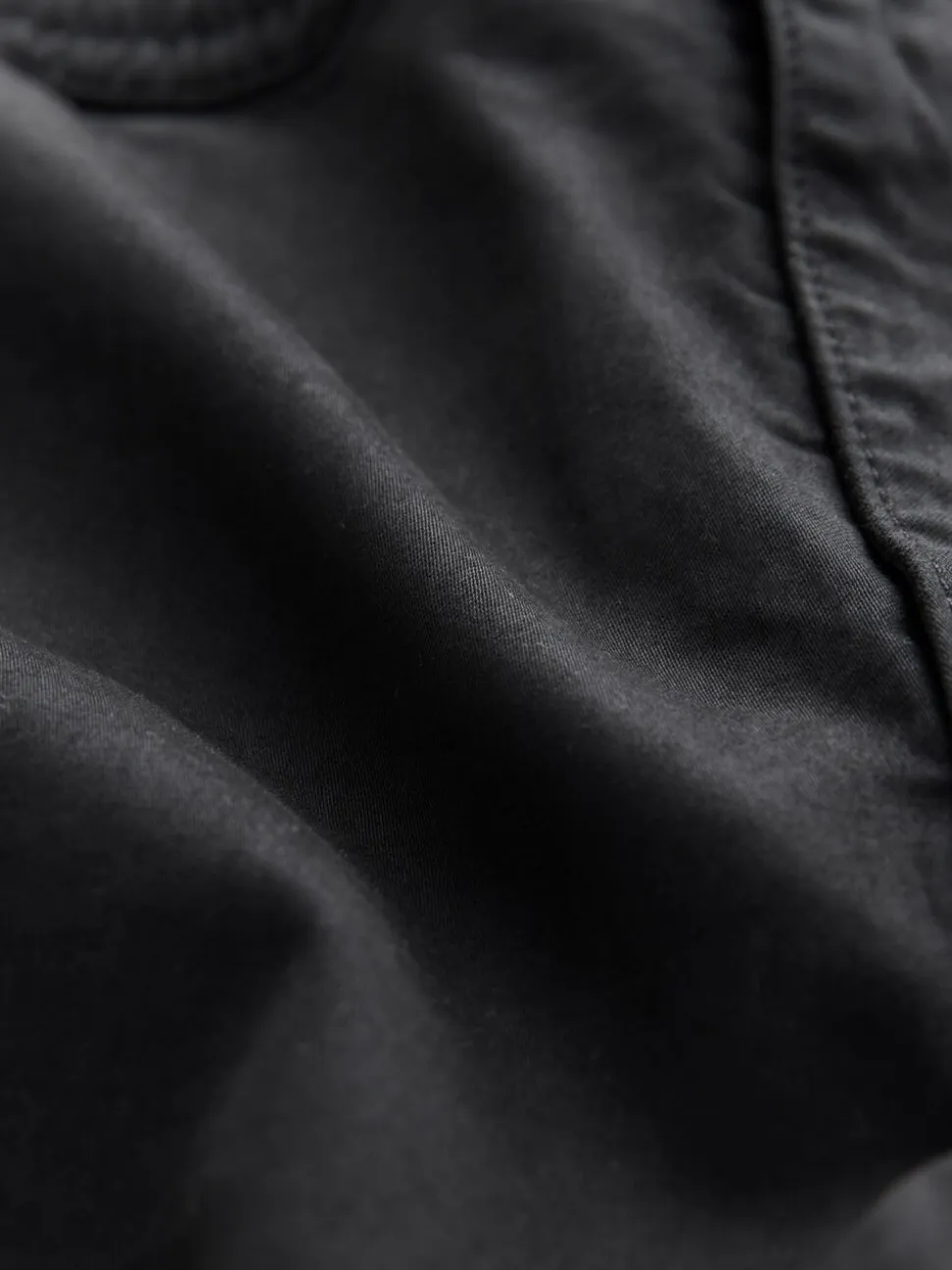 Black Stretch Utility Cargo Trousers