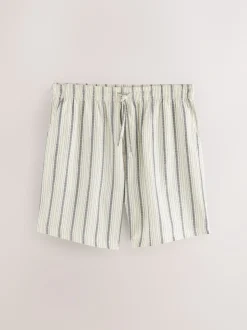 Black Stripe Woven Pyjamas Bottoms 2 Pack