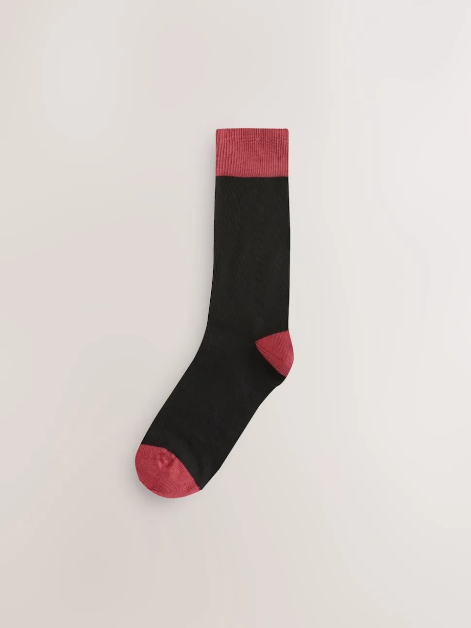 Black Striped 7 Pack Cotton Rich Socks