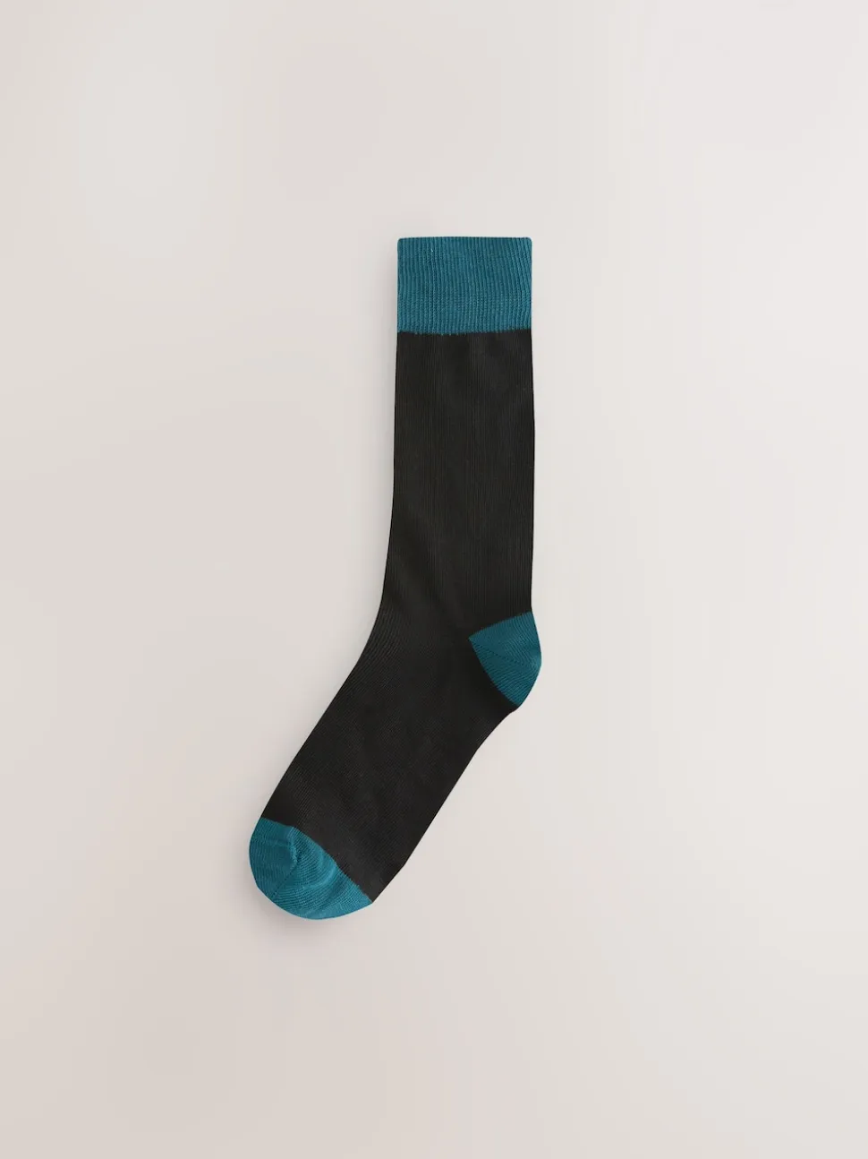 Black Striped 7 Pack Cotton Rich Socks