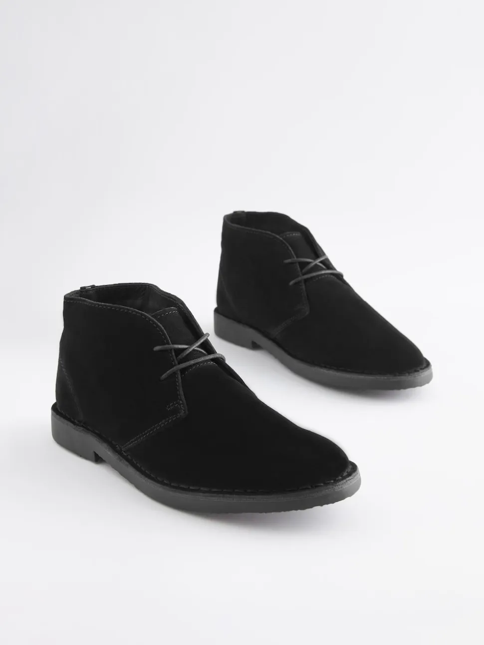Black Suede Desert Boots