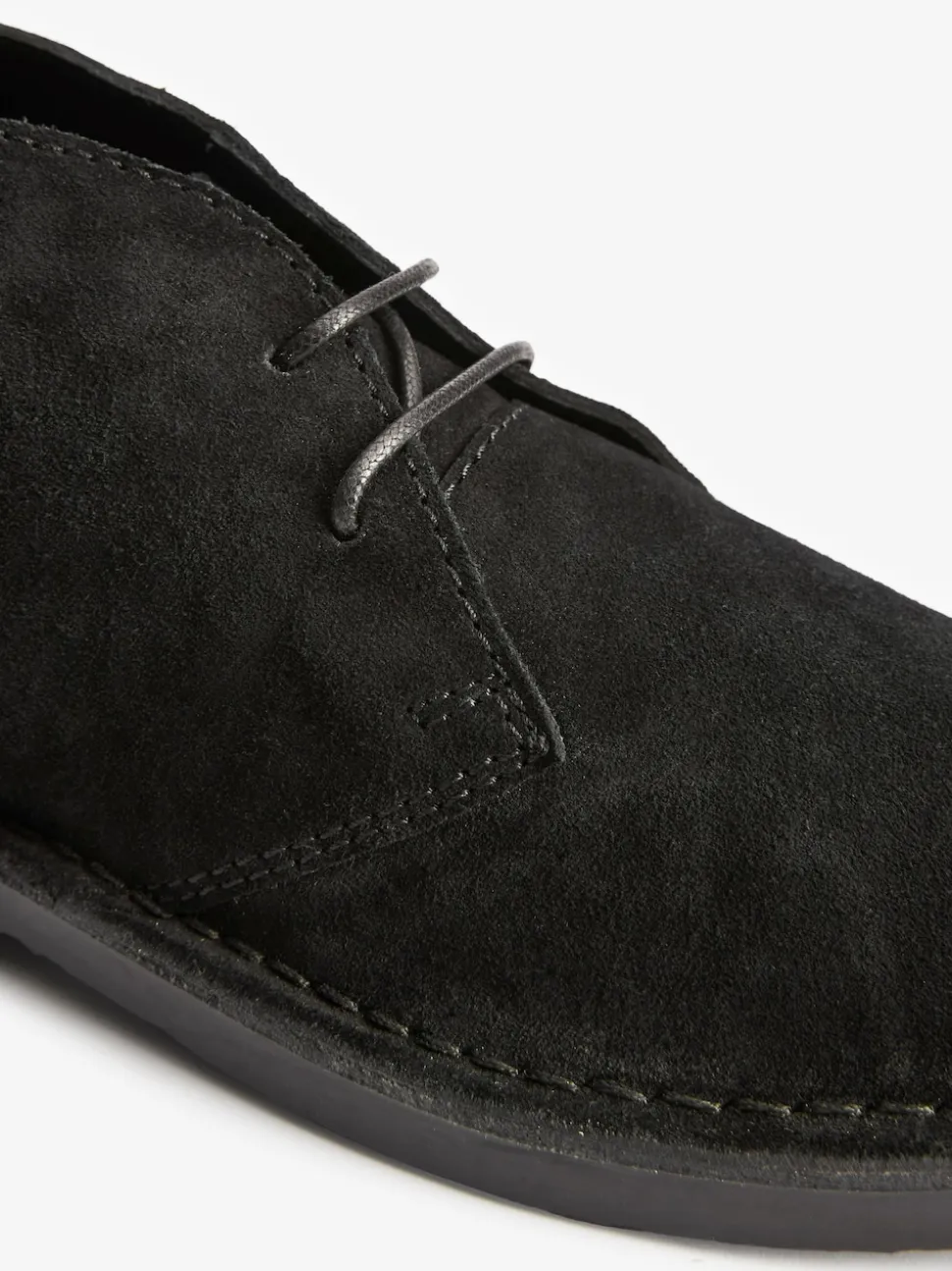 Black Suede Desert Boots