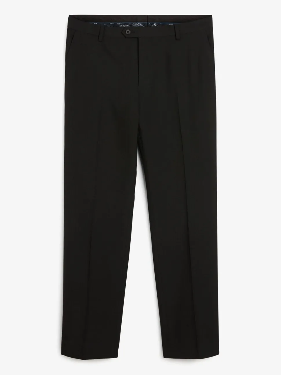 Black Tailored Fit Suit Trousers
