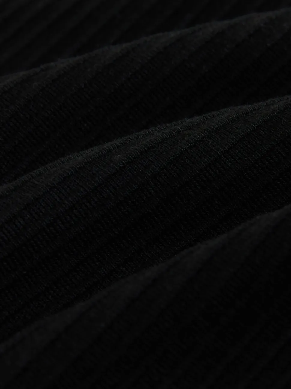 Black Textured Jersey Shirt