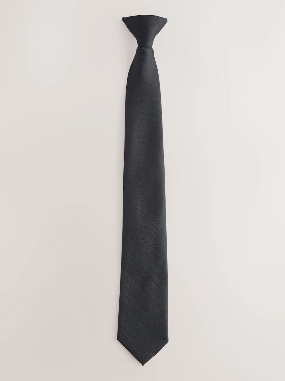 Black Textured Tie