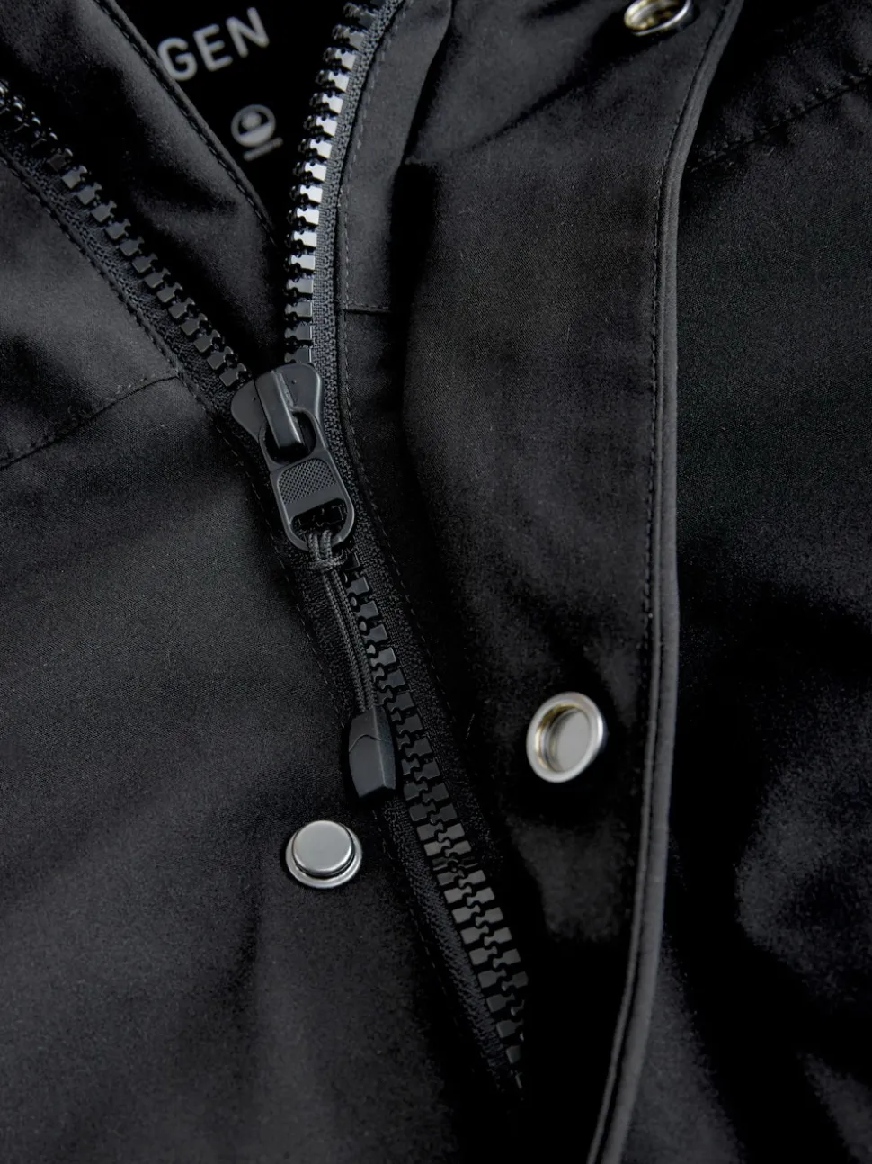 Black ThermoGen Parka Jacket with Borg Lining
