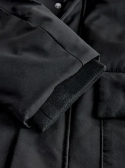 Black ThermoGen Parka Jacket with Borg Lining