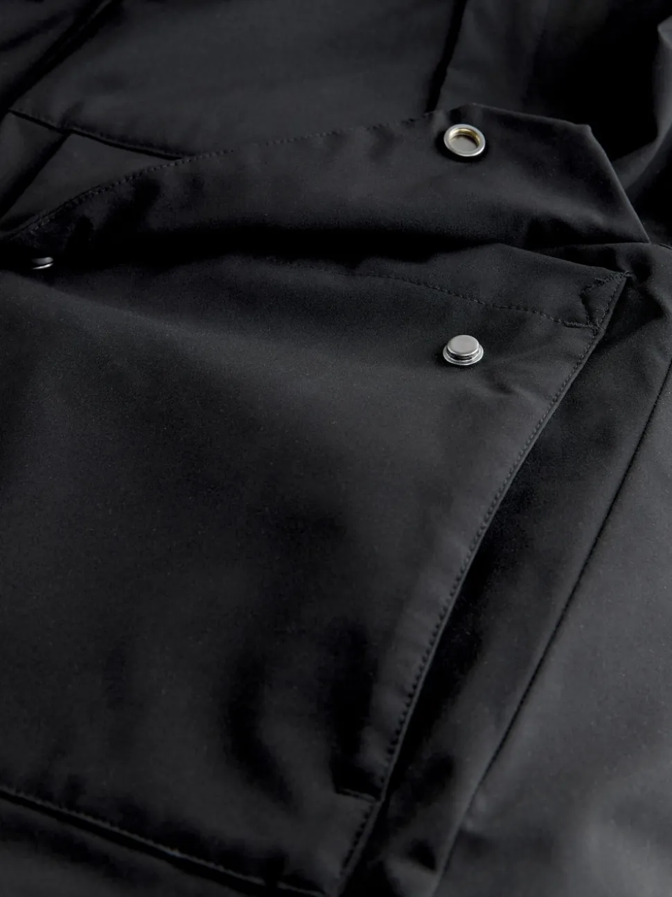 Black ThermoGen Parka Jacket with Borg Lining