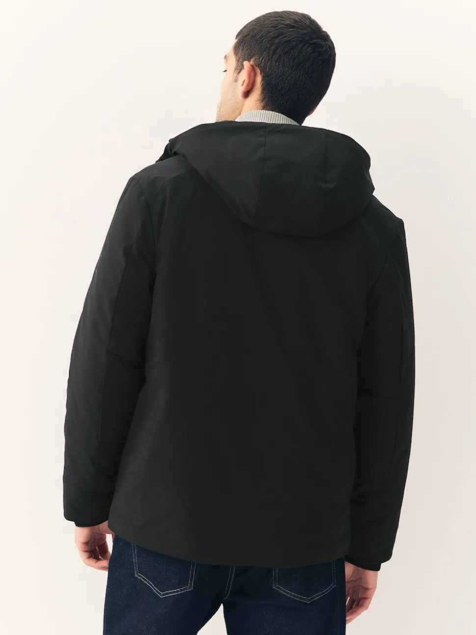 Black ThermoGen Parka Jacket with Borg Lining