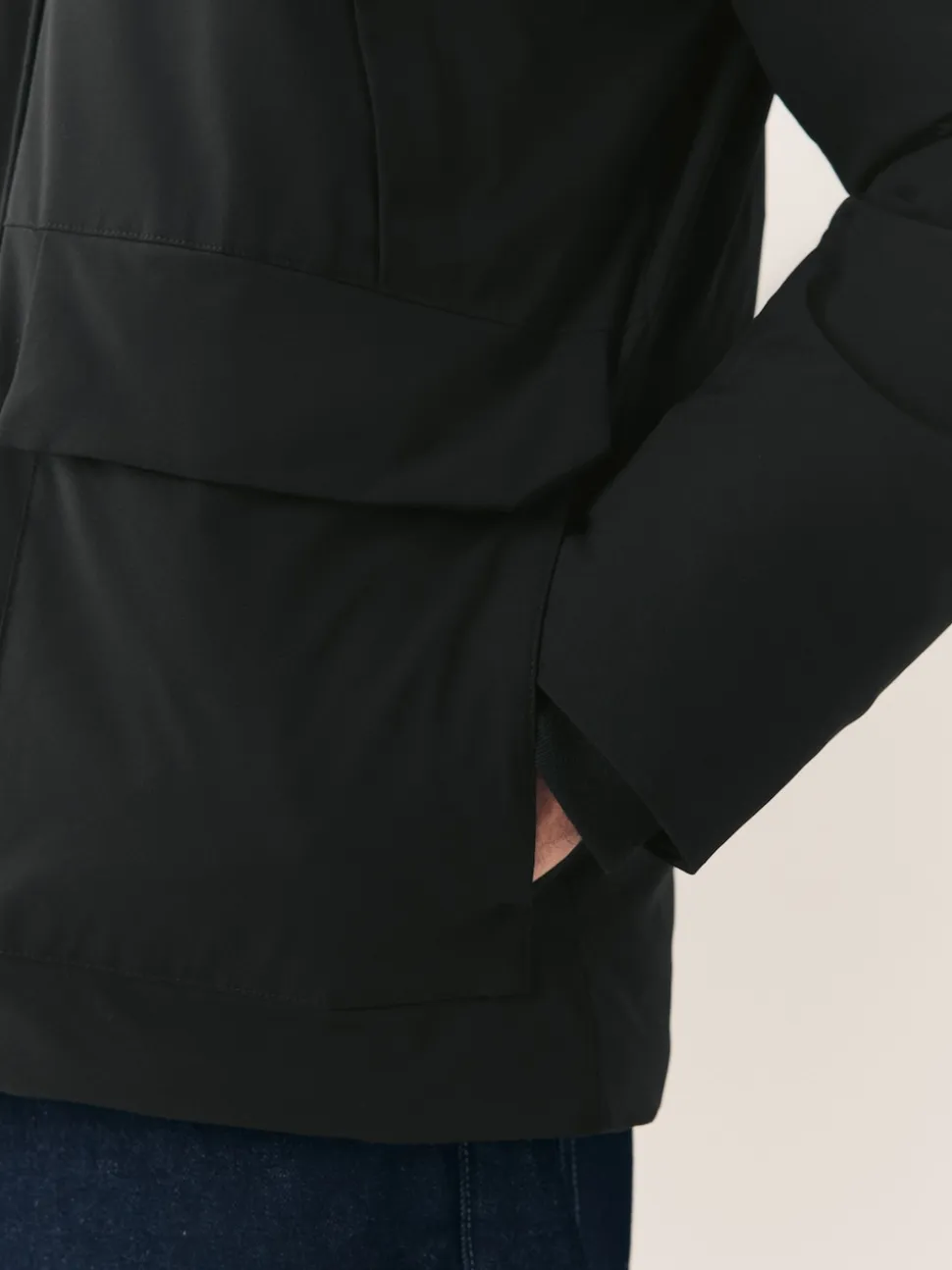 Black ThermoGen Parka Jacket with Borg Lining