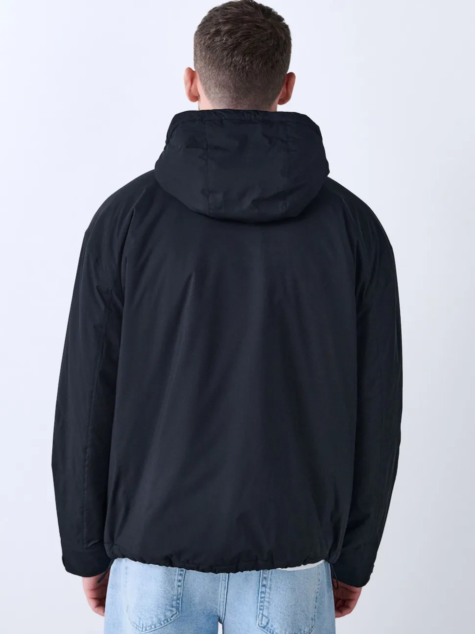 Black ThermoGen Shower Resistant Wadded Jacket