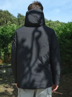 Black ThermoGen Shower Resistant Wadded Jacket