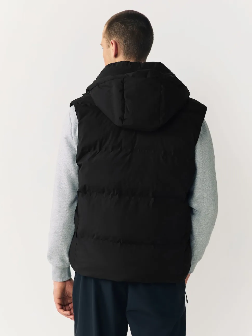 Black ThermoGen Shower Resistant Puffer Gilet