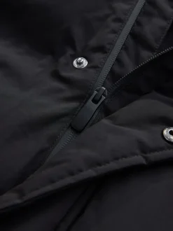 Black ThermoGen Shower Resistant Puffer Jacket