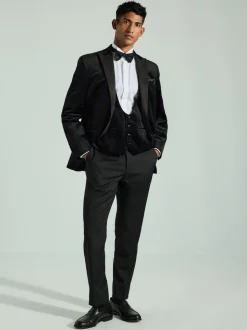 Black Velvet Waistcoat
