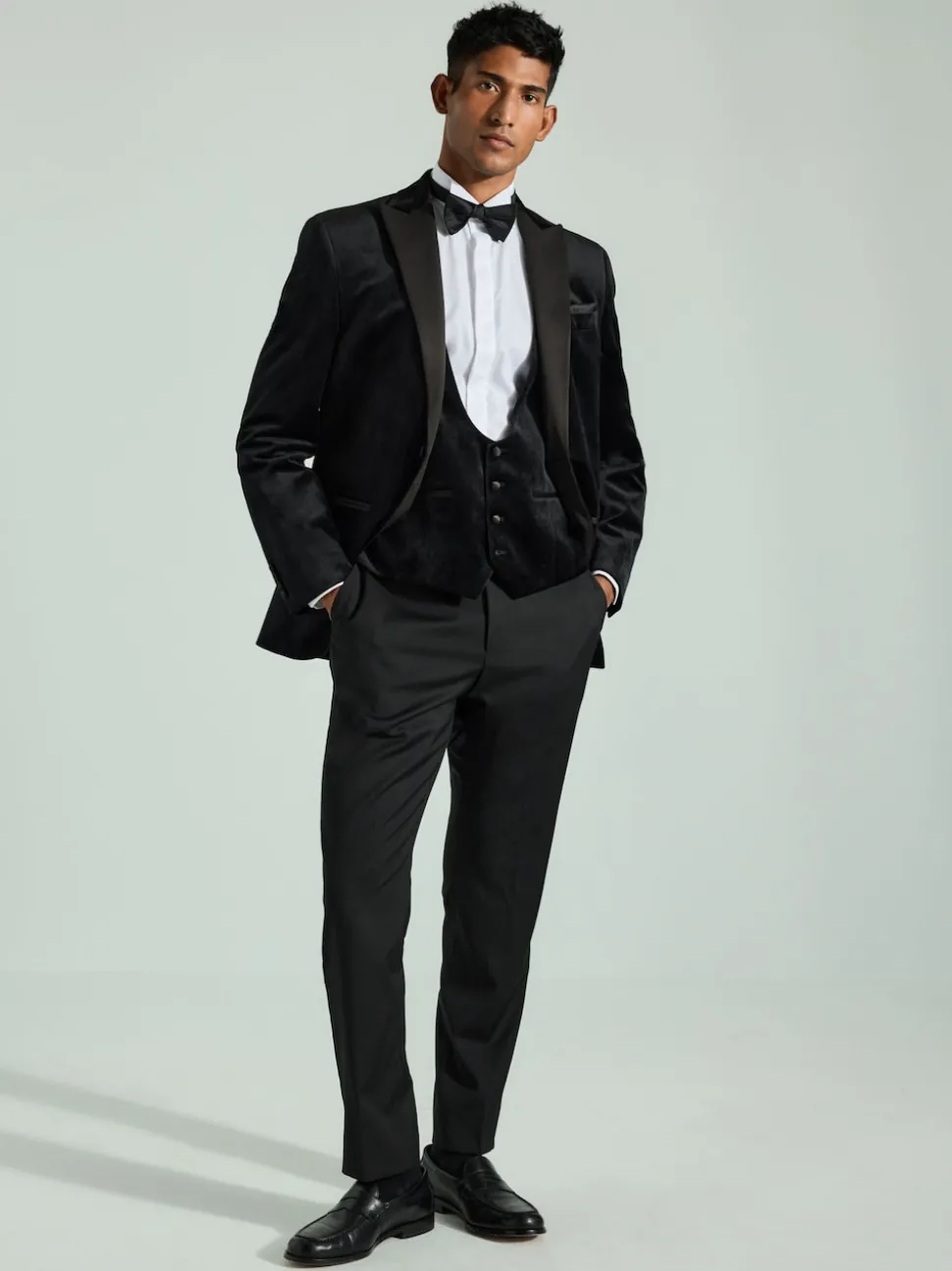 Black Velvet Waistcoat