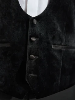 Black Velvet Waistcoat
