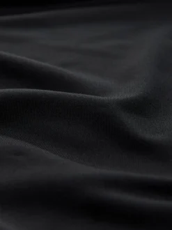 Black Zip Neck Active Training Top