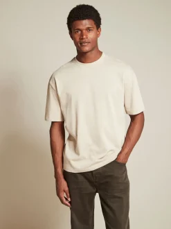 Black/Brown/Light Neutral Relaxed Fit Heavyweight T-Shirts 3 Pack