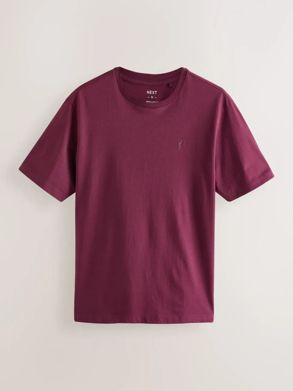 Black/Burg/White/Grey Regular Fit T-Shirts 4 Pack