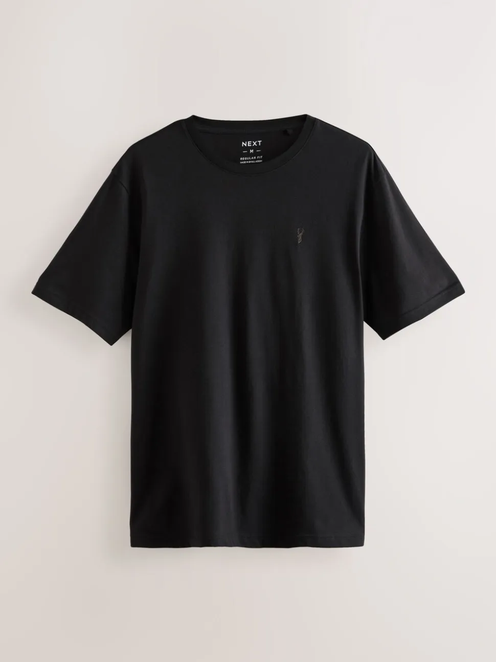Black/Burg/White/Grey Regular Fit T-Shirts 4 Pack