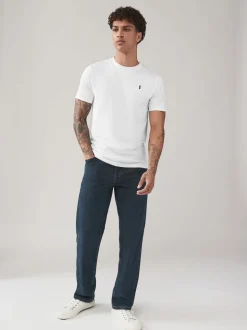 Black/Burg/White/Grey Regular Fit T-Shirts 4 Pack