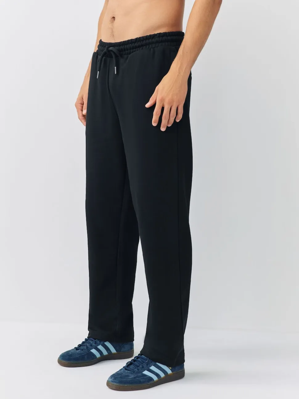 Black/Chocolate Brown/Steel Blue Brushback Heavyweight 3 Pack Joggers