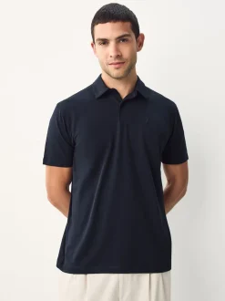 Black/Ecru/Blue/Green/Pink Regular Fit Short Sleeve Jersey Polo Shirts 5 Pack