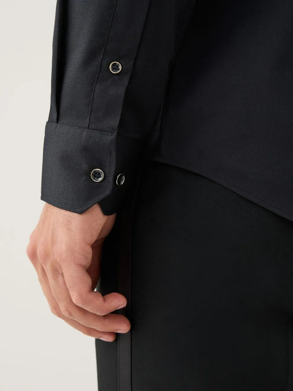 Black/Gold Paisley Regular Fit Shirt And Tie Party Pack