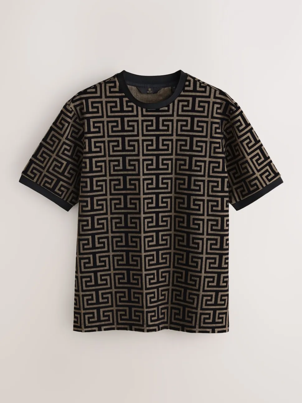 Black/Gold Smart Flocked T-Shirt