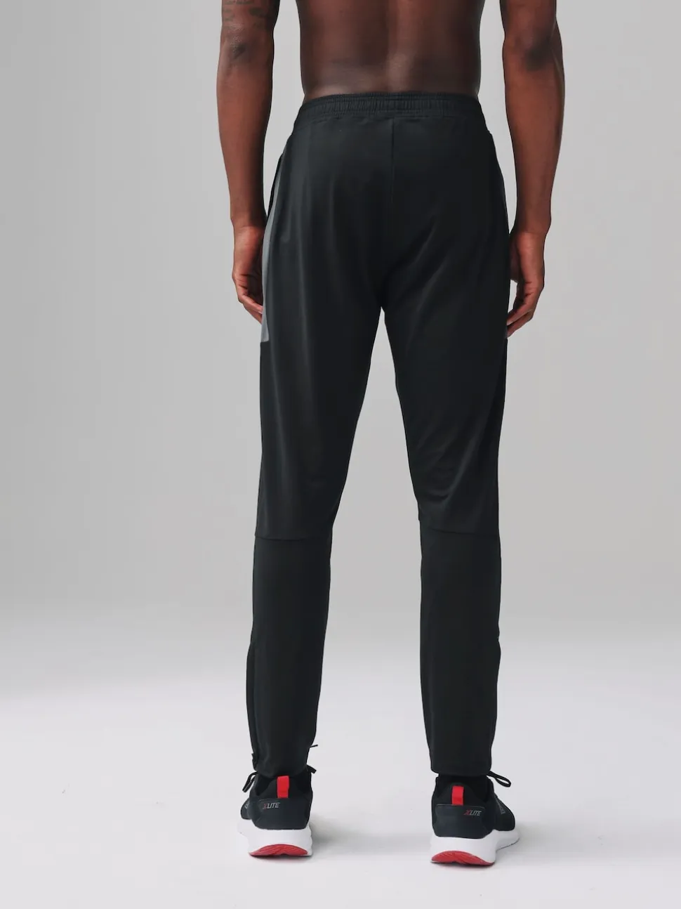 Black/Grey Active Gym Training Joggers