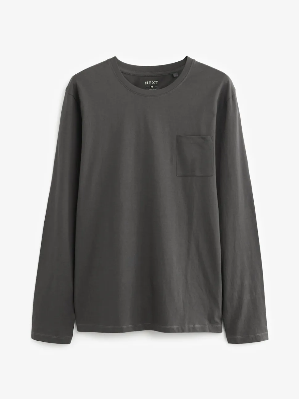 Black/Grey Long Sleeve Cuffed 100% Cotton Pyjamas 2 Pack