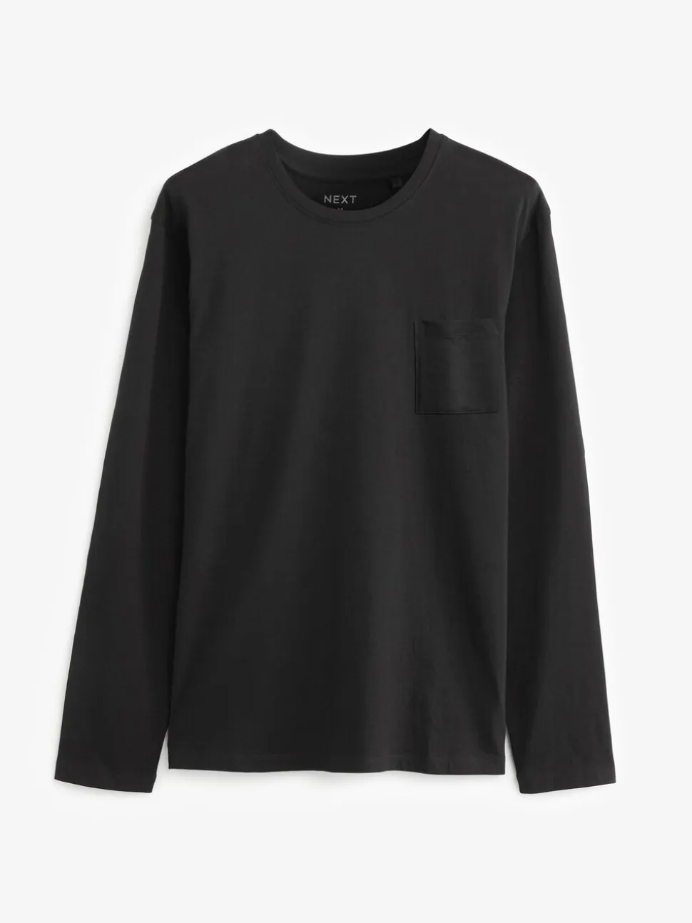 Black/Grey Long Sleeve Cuffed 100% Cotton Pyjamas 2 Pack