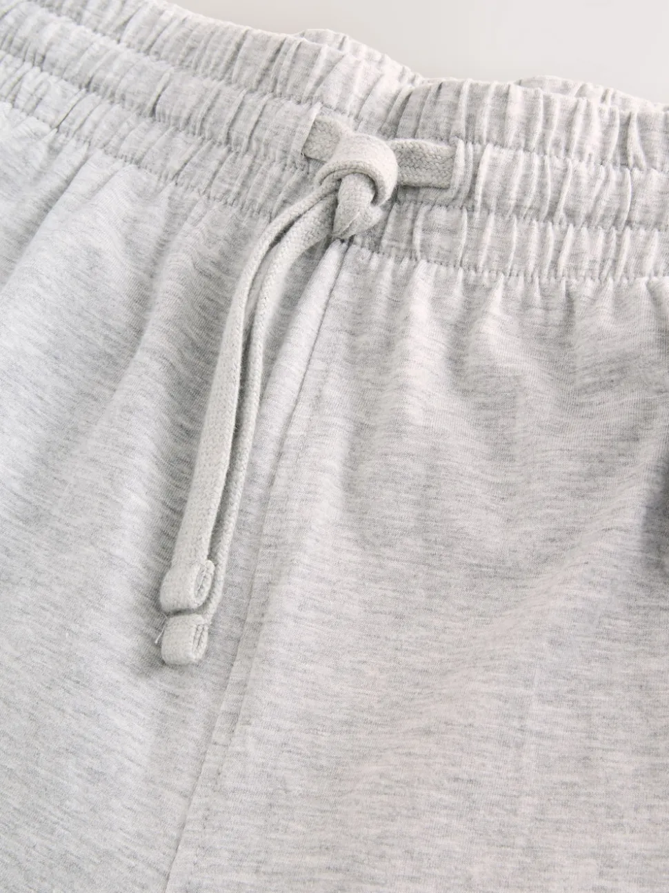 Black/Grey Marl Short Sleeve Jersey Pyjamas Set