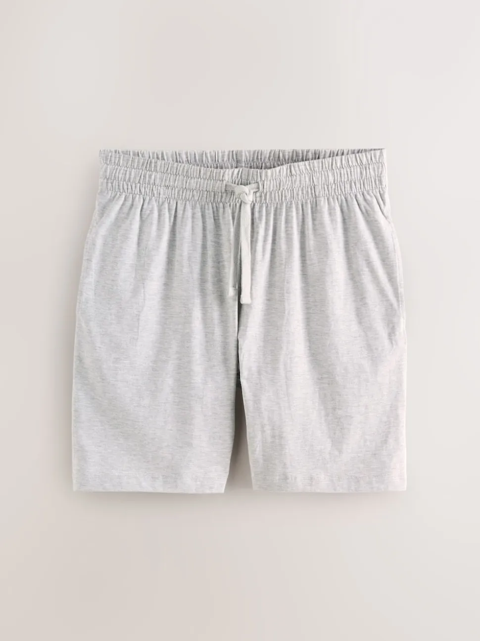Black/Grey Marl Short Sleeve Jersey Pyjamas Set