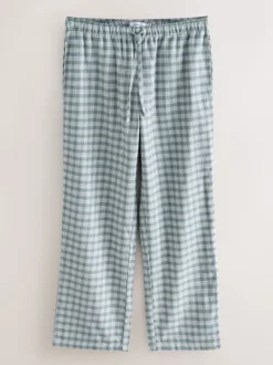 Black/Grey Mono Woven Pyjama Bottoms 2 Pack