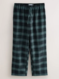 Black/Grey Mono Woven Pyjama Bottoms 2 Pack