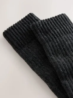 Black/Grey Thermal Workwear Socks 2 Pack