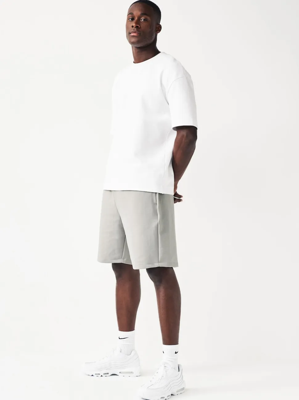 Black/Grey Zip Pocket Jersey Shorts 2 Pack