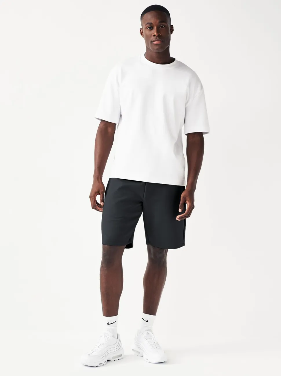 Black/Grey Zip Pocket Jersey Shorts 2 Pack
