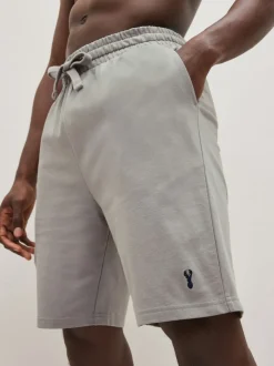 Black/Grey/Tan Brown Lightweight 100% Cotton Shorts 3 Pack