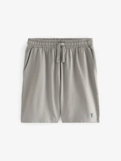 Black/Grey/Tan Brown Lightweight 100% Cotton Shorts 3 Pack