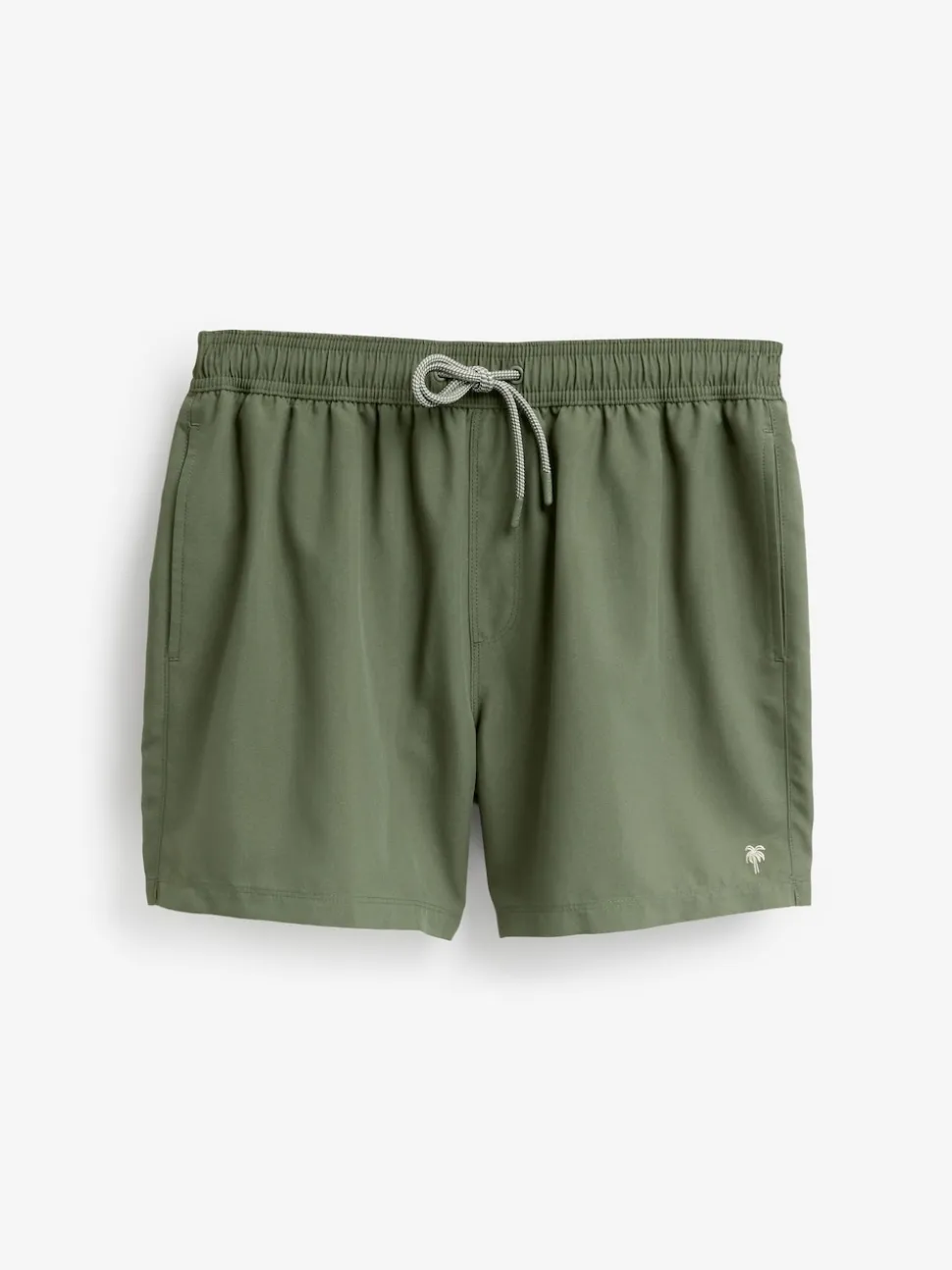Black/Khaki Green Essential Swim Shorts 2 Pack