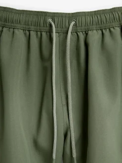 Black/Khaki Green Essential Swim Shorts 2 Pack