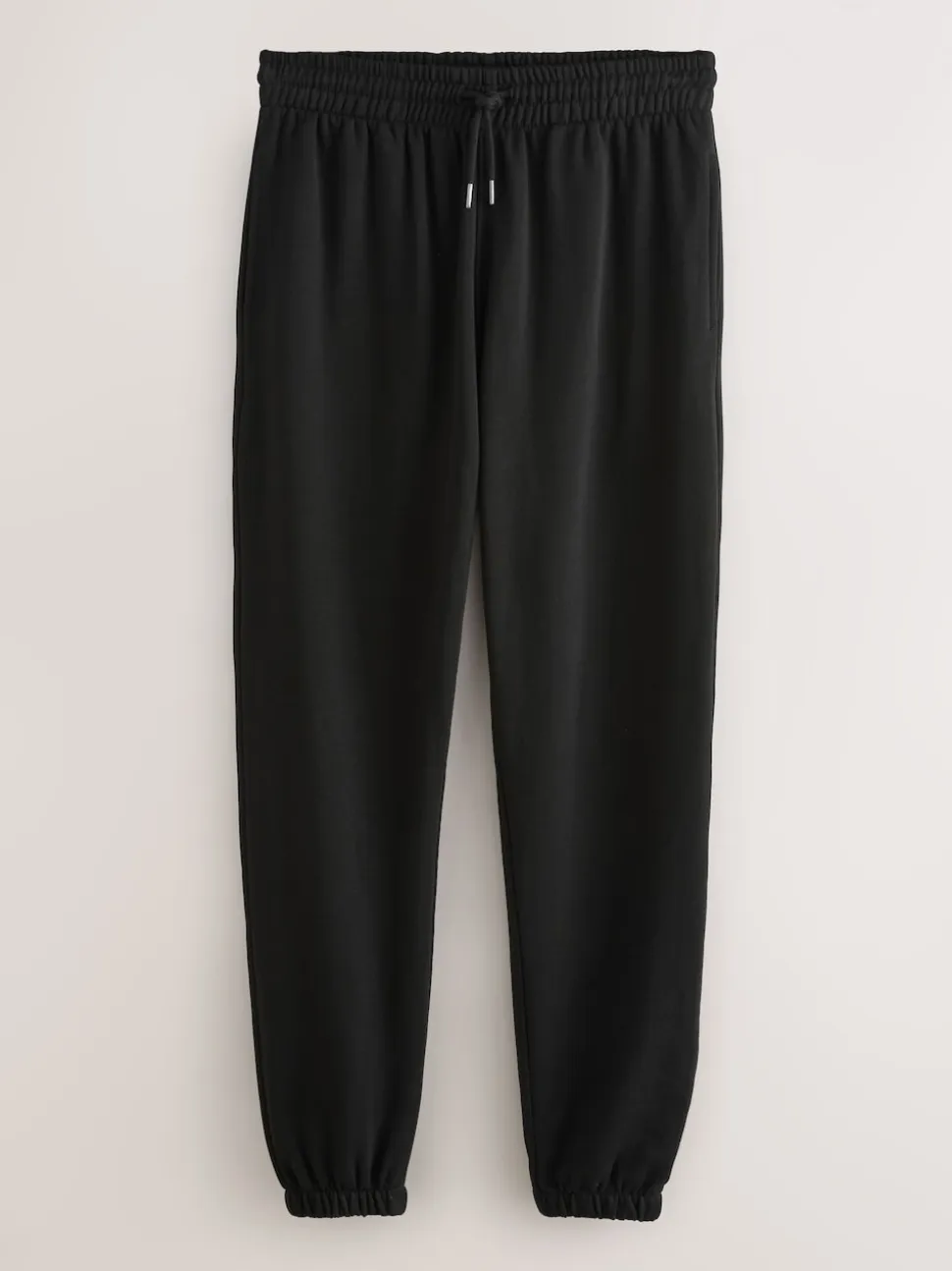 Black/Navy Blue Cuffed Brushback Heavyweight Open 2 Pack Joggers