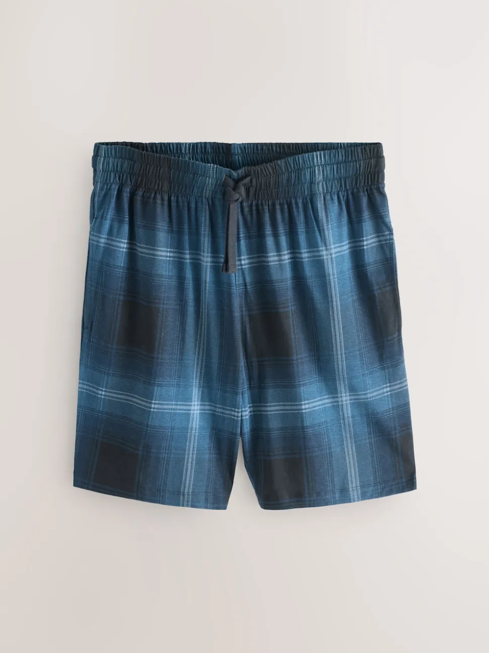 Black/Navy Blue Jersey Check Short Sleeve Pyjamas Set 3 Pack